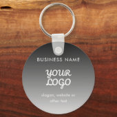 プロモモダンノロゴと文字 |編集可能な色 キーホルダー (裏面)