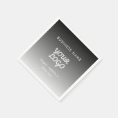 プロモモダンノロゴと文字 |編集可能な色 スタンダードカクテルナプキン (角)