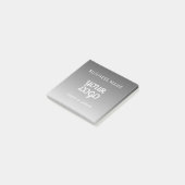 プロモモダンノロゴと文字 |編集可能な色 ポストイット (アングル)