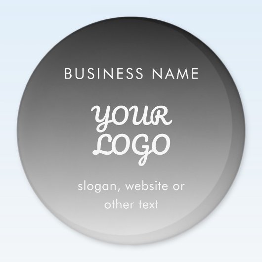 プロモモダンノロゴと文字 |編集可能な色 マグネット