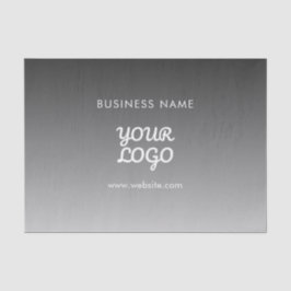 プロモモダンノロゴと文字 |編集可能な色 薄葉紙