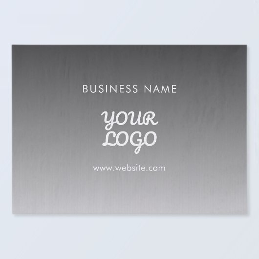 プロモモダンノロゴと文字 |編集可能な色 薄葉紙