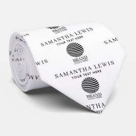 プロモモダンーション・ビジネス・ロゴと名称 ネクタイ