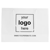 プロモモダンーション・ビジネス・ロゴ ラージペーパーバッグ (裏面)