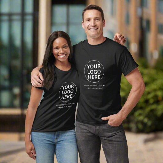 プロモユニセックスニスタッフUniform Black Tシャツ