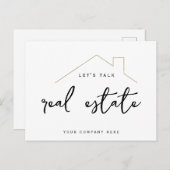 プロモレッツトークエステート実在金ゴールドハウス ポストカード (正面/裏面)