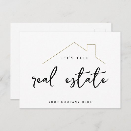 プロモレッツトークエステート実在金ゴールドハウス ポストカード (正面/裏面)