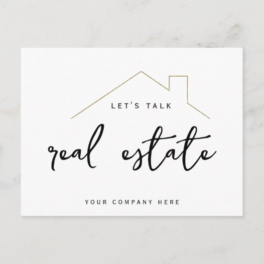 プロモレッツトークエステート実在金ゴールドハウス ポストカード (正面)