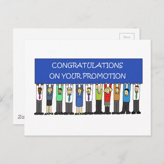 プロモーションおめでとう漫画の人 ポストカード (正面/裏面)