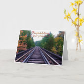 プロモーションおめでとう！ カード (黄色い花)