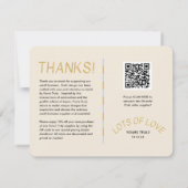 プロモーションのチラシの招待状をありがとう 招待状 (裏面)