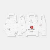 プロモーションのビジネスロゴと名前の切り妻の好意ボックス フェイバーボックス (折り畳みなし)