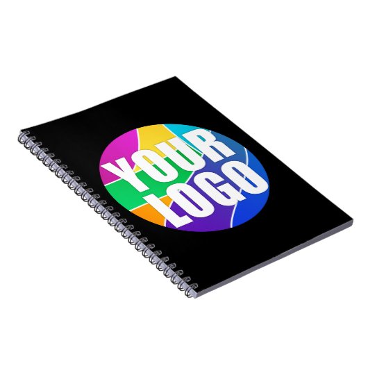 プロモーションのビジネスロゴを企業のプレゼント ノートブック (右側)
