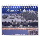 プロモーションの月企業の別ロゴビジネスギフト カレンダー (カバー)