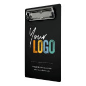 プロモーションアイテムは最小限に抑え、ロゴを追加します  ミニクリップボード (アングル2)