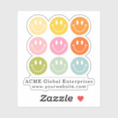 プロモーションアイテム最低限追加するロゴ シール (シート)