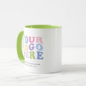 プロモーションアイテム最小なし、ロゴのマグカップを追加 マグカップ (正面左)