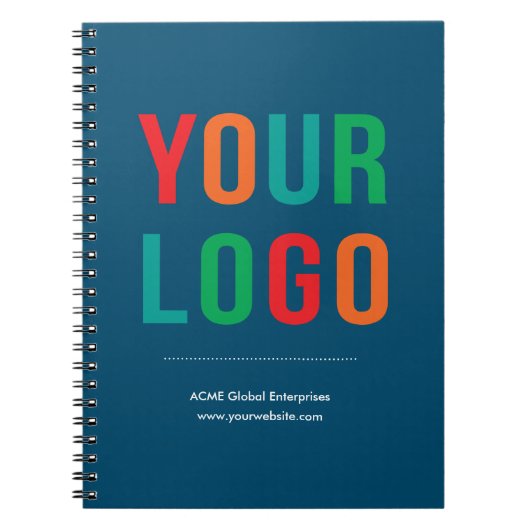プロモーションアイテム最小なし、ロゴ ノートブック (正面)