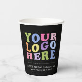 プロモーションアイテム最小数、ロゴの追加紙 紙コップ (裏面)