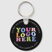 プロモーションアイテムNo最小ロゴを追加Keychai キーホルダー (正面)