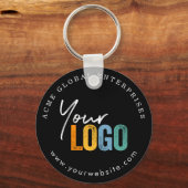 プロモーションアイテムNo最小ロゴを追加Keychai キーホルダー (正面)