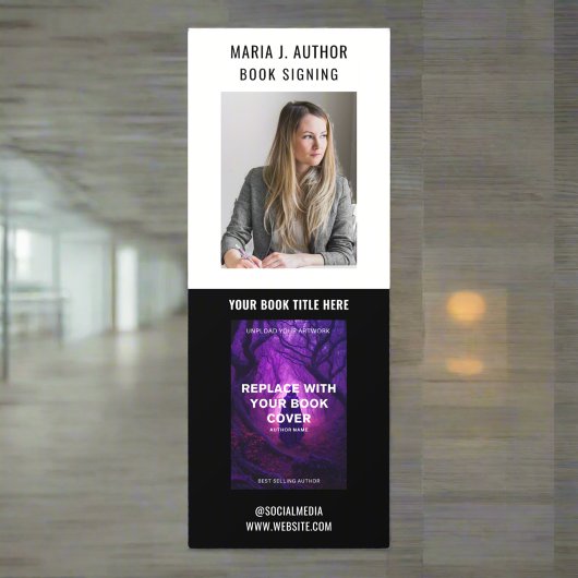 プロモーションイベントブックの署名作家写真 ウィンドウサイン