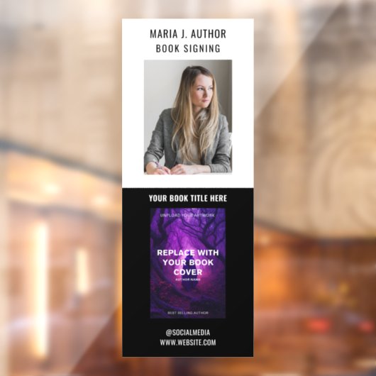 プロモーションイベントブックの署名作家写真 ウィンドウサイン (シート2)