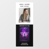 プロモーションイベントブックの署名作家写真 ウィンドウサイン (シート)