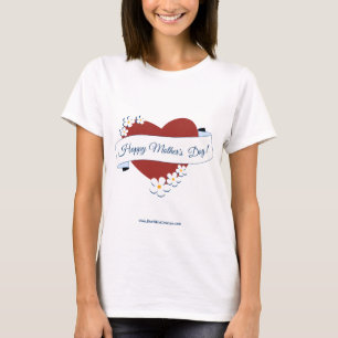 プロモーションイベント レッドハート ハッピー マザーズデー Tシャツ