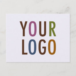 プロモーションカスタムビジネスはがき会社のロゴ ポストカード