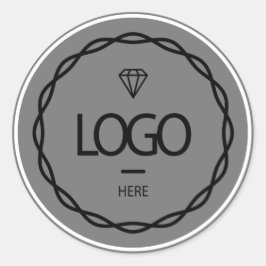 プロモーションカスタムロゴのグレーフレームパッケージ ラウンドシール