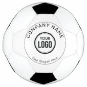 プロモーションカスタム付き会社のロゴとスローガン サッカーボール (正面)