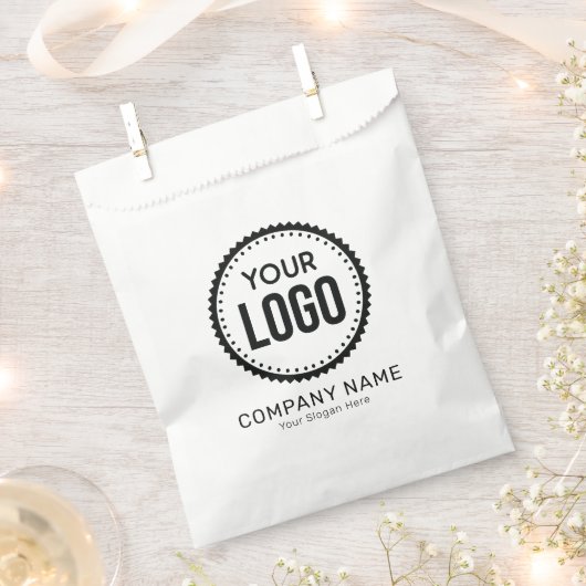プロモーションカスタム付き会社のロゴとスローガン フェイバーバッグ (クリップ留めされた状態)