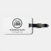 プロモーションカスタム付き会社のロゴとスローガン ラゲッジタグ (裏面横)