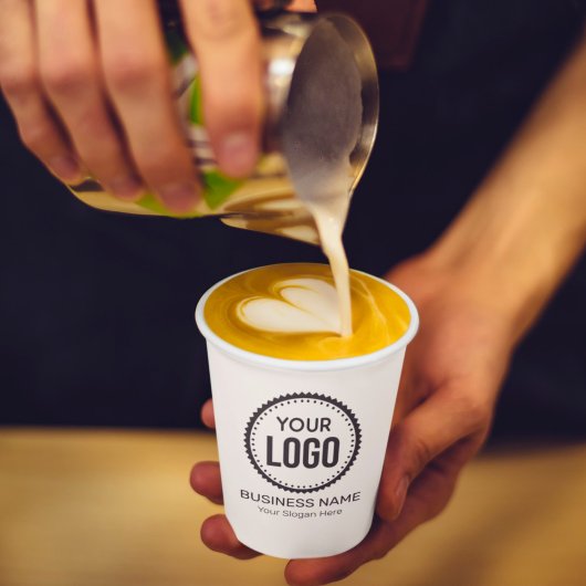 プロモーションカスタム付き会社のロゴとスローガン 紙コップ