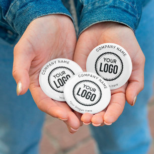 プロモーションカスタム付き会社のロゴとスローガン 缶バッジ