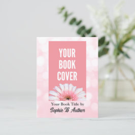 プロモーションカスタム用作家ピンク本はがき ポストカード