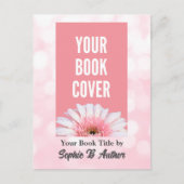プロモーションカスタム用作家ピンク本はがき ポストカード (正面)