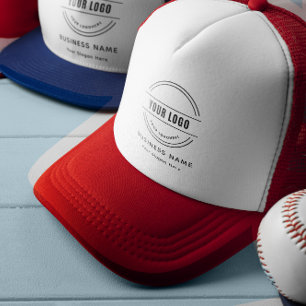 プロモーションカスタムTrを用いた会社のロゴおよびスローガン キャップ