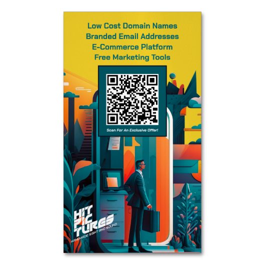 プロモーションカードの名刺マグネットセット マグネット名刺 (正面縦)