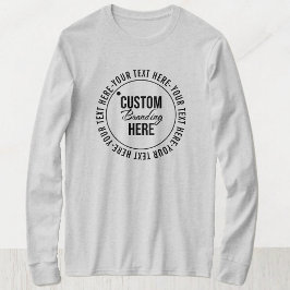 プロモーショングレーロゴシンプルアパレル Tシャツ