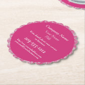 プロモーションコースターカスタマイズユー- HAMbyWG ペーパーコースター (アングル)