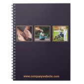 プロモーションパープルとオレンジ色のナースを熟成気に! ノートブック (正面)