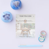 プロモーションビジネスのフルフォトバナーと文字 チラシ (シングル)