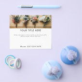 プロモーションビジネスフォトバナーと文字 チラシ (シングル)