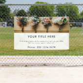 プロモーションビジネスフォトバナーと文字 横断幕 (インサイチュ)