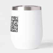 プロモーションビジネスロゴおよびカスタムQRコード (背面)