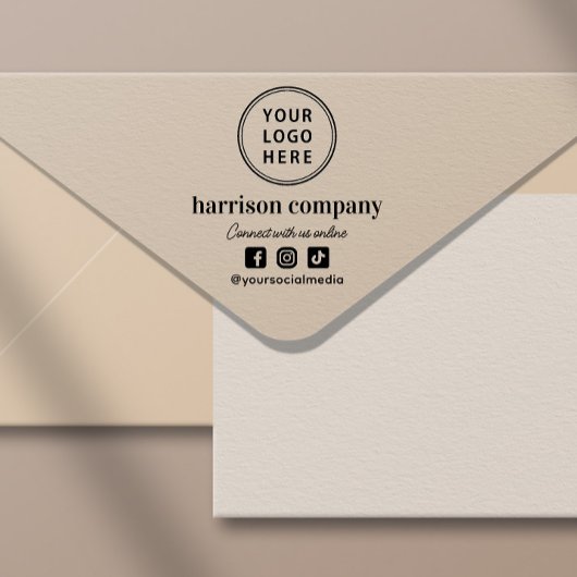 プロモーションビジネスロゴのソーシャルメディア セルフインキングスタンプ