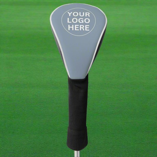 プロモーションビジネスロゴほこりっぽいブルー ゴルフヘッドカバー