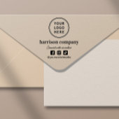 プロモーションビジネスロゴソーシャルメディア セルフインキングスタンプ